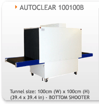 Autoclear 100100B Xray Machine